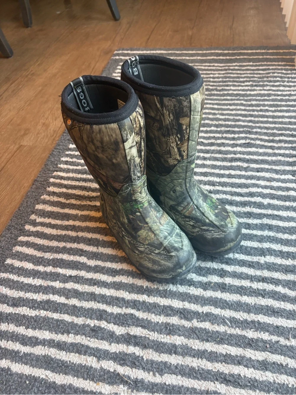 Bogs Mossy Oak Kids Green Camo Rain & Snow Boots